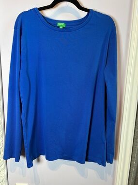 United Colors Of Benetton Royal Blue Long Sleeve Tee Size XXL